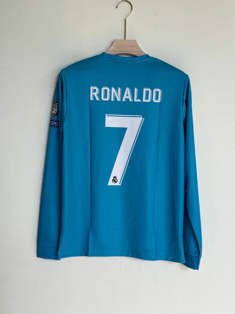 Madrid 2017-18 Third Full Sleeve Embroidery RONALDO (PREMIUM QUALITY)