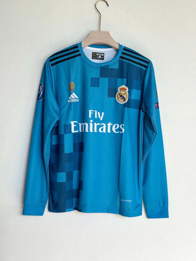 Madrid 2017-18 Third Full Sleeve Embroidery RONALDO (PREMIUM QUALITY)