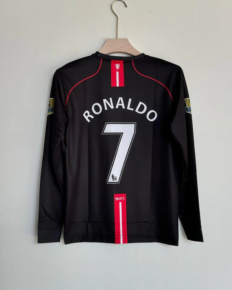 Manchester UTD 2007-08 Away Full Sleeve Embroidery (Ronaldo)