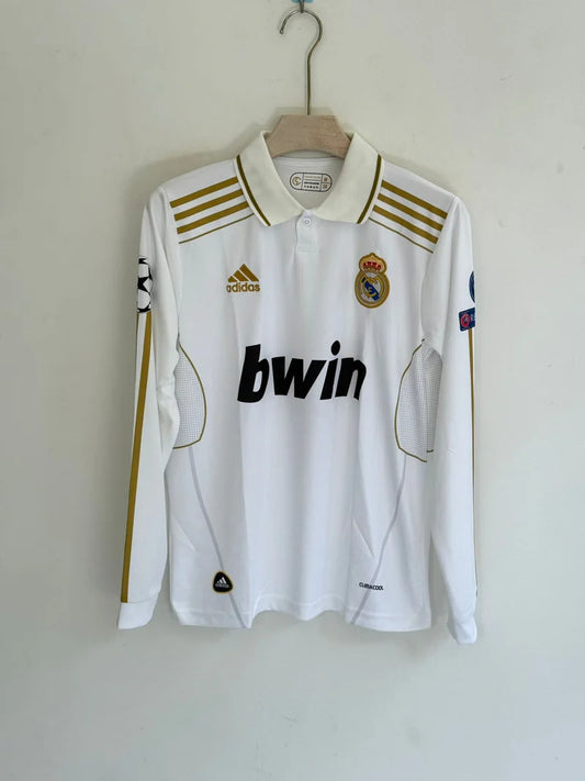 Real Madrid 2011–12 Full Sleeve Ronaldo Jersey – Premium Embroidered Collar Edition